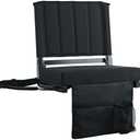 SPORT BEATS Stadium Seats with Back Support Bleacher Chairs with Back and Cushion Thick Padded Bleacher Seats Includes Shoulder Strap