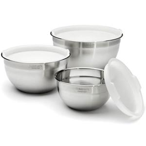 Cuisinart Mixing Bowl Set, Stainless Steel, 3-Piece, CTG-00-SMB