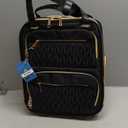 Carry-On Underseat Luggage with Wheels,Underseat Lightweight Suitcase for Women,16 inch Airlines Luggage for Overnight Business Travel (Black)