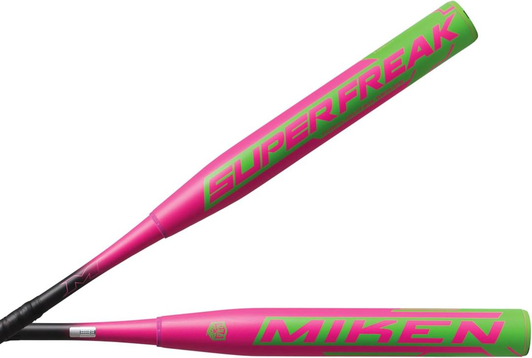 Miken | Superfreak Slowpitch Softball Bat | MSA6SFHX | USA Softball | 2 Pc. Composite | SuperMax | 13" Barrel | 27 oz