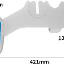 Bidet J2510B-Hot and Cold Water Self-Cleaning Feminine/Rear Wash Non-Electric Bidet SprayerDual Nozzles Bidet Toilet Attachment with Adjustable Pressure ControlBlue