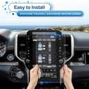 2025 2026 Ram 1500 2500 3500 Screen Protector for Dodge Ram 14.4-inch Touchscreen (Tungsten/Limited/Limited Longhorn/RHO/Rebel/Laramie), 9H Tempered Glass 2025 Ram Trucks Accessories 14.4"
