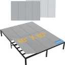 Queen Bunkie Board 60 x 80, 10mm Low Profile Bed Board with Full Anti-Slip Bottom, Under Mattress Support for Platform Beds, Metal Slats & Slatted Frames