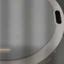 ELPHECO Bathroom Trash can Motion Sensor, AutomaticGarbage can, Slim Plastic Smart Trash Bin with Lid, Commercial Intelligent Wastebaskets for Bedroom, Bathroom, Office, White Grey