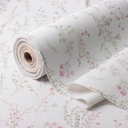 Amiitay Floral Drawer and Shelf Liner for Cabinets, Non-Adhesive and Strong Non-Slip Flower Shelf Cabinet Drawer Liners for Kitchen,Table,Bookshelves,Waterproof Cupboard Liners,12IN x 10FT