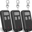 Oraneyun 890MAX Garage Door Opener Remote for LiftMaster/Chamberlain/Craftsman, Universal Garage Door Opener Remote with Mini Key Chain for Purple Red Yellow Orange Green Learn Buttons, 3 Pack