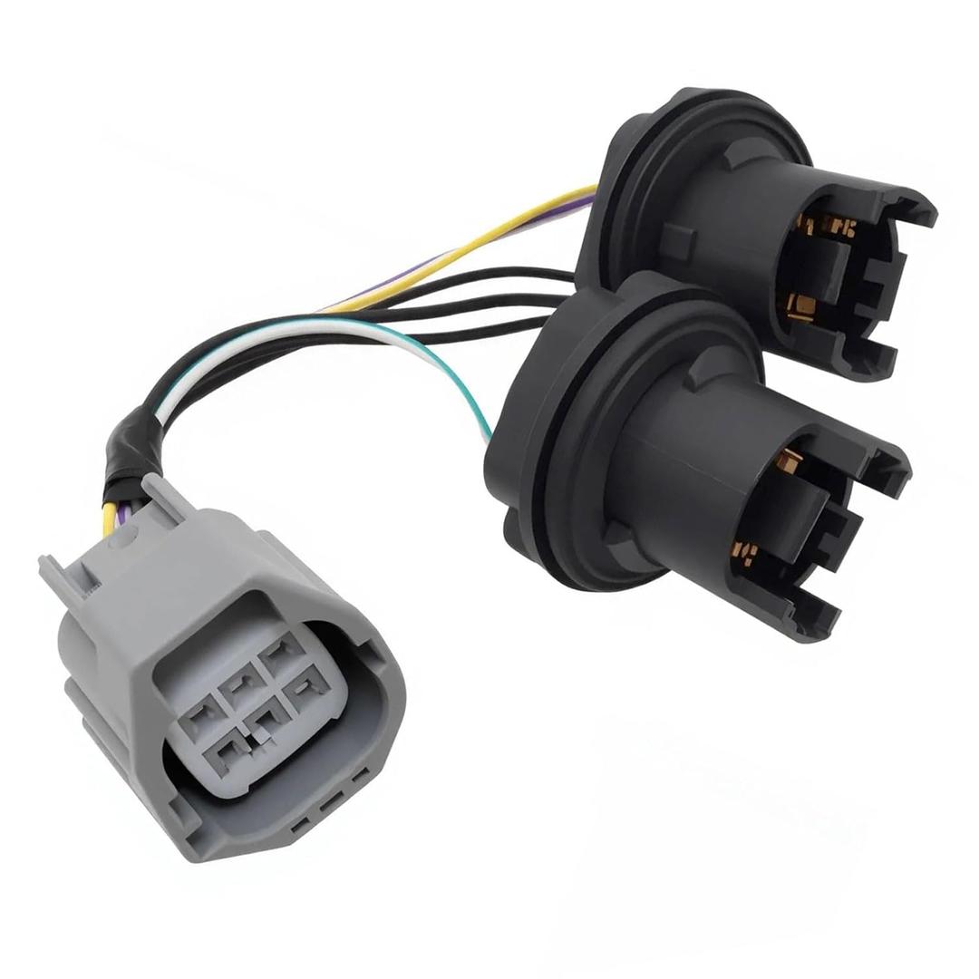 Tail Light Socket Wiring Harness Compatible with Jeep Wrangler JK 2007-2018 Replace for 68004166AC