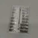 Micro Screw Repair Kit 500pcs - M1.2/M1.4/M2 Self-Tapping Tiny Screws for Eyeglasses, Watches, Electronics & Laptop Repair - Precision Mini Screwdriver Set