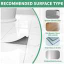 20-Pack Peel and Stick Floor Tiles Vinyl Floor 12 x 12 inch Self Adhesive Waterproof Glossy Flooring Planks DIY for Bathroom, Kitchen, Living Room, RV, Cover 20 Sq. Ft, Polish White Marble
