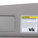 Dasbecan Front Left Driver Side Sun Visor with Light Compatible with Toyota Highlander 2008-2013 74320-48500-B0 (Gray)