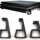 4PCS Cooling Horizontal Version Bracket for PS4 Slim Pro Feet Stand Console Base Flat-Mounted Holder Stand (PS4 Pro)
