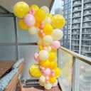 Pastel Yellow Balloon Garland Kit 127Pcs Lemon balloon arch For baby shower Lemonade party main squeeze bridal shower decorations