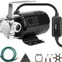 VIVOSUN 115V Water Transfer Pump, 1/10HP 330 GPH Portable Electric Utility Pump with ON/OFF Switch and Water Hose Kit, Ideal for Removing Water from Gardens, Hot Tubs, Pools, Ponds, and More