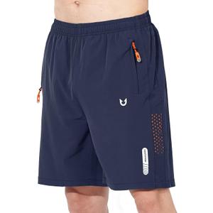 NORTHYARD Men's Athletic Running Shorts Quick Dry Workout Shorts 7"/ 5"/ 9" Lightweight Sports Gym Basketball Tennis Hiking (3X-Large, Navy)