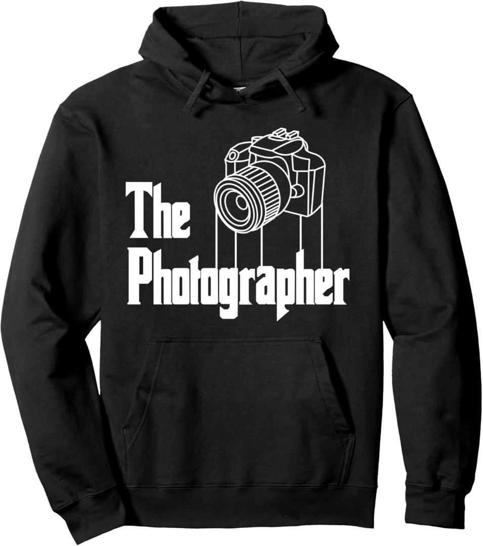The Photographer photography Pullover Hoodie, Black, L