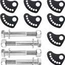 Upper Control Arm Alignment Cam Bolt Kit for Chevy Silverado GMC Sierra 1500 2500 3500 2WD 4WD 1999-2019, 4 Pack Alignment Caster/Camber Hardware Kit