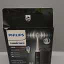 Philips Sonicare ProtectiveClean 5300 Rechargeable Electric Toothbrush, with Pressure Sensor, 3 Cleaning Modes, SmarTimer and QuadPacer, with 2 Bonus Brush Heads, Travel Case, Black, Model HX6423/34