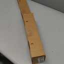 Ivilon Drapery Treatment Window Curtain Rod - Acrylic Ball 1 inch Pole. 28 to 48 Inch. Warm Gold