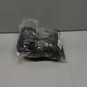 chouyatou Women's Winter High Waist Wide Leg Plaid Wool Blend Palazzo Capri Pants Culottes with Pockets (Medium)