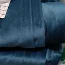 BGment Teal Velvet Curtains 108 Inches Long for Living Room, Thermal Insulated Room Darkening Curtains Drapes Window Treatment with Back Tab and Rod Pocket, Set of 2 Panels, 52 x 108 Inch