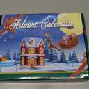 Advent Calendar 2025, Christmas Countdown Calendar Gift Box with 24 Brain Teaser Puzzles, 24 Days Metal & Wood Brain Teaser Puzzles Xmas Countdown Calendar Challenge for Adults Teens Boys Girls (red)