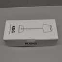 KDG 2 Pack Cordless Table Lamp, Portable LED Desk Lamps, 5000mAh Battery Operated, 3 Color Stepless Dimming Up, for Restaurant, Bedroom, Outdoor Camping, Coffee Shop, Night Light, Rechargeable (Black)