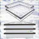 20x20x3 MERV 13; 3" Inch Pleated Air Filters; 6 Month Lifespan; Long Lasting; Title 24 Compliant, 2 Pack