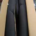 COMHOMA Convertible Futon Sofa Bed, 72Fabric Futons Couch with Adjustable Backrest, Folding Sleeper Recliner for Living Room Furniture (Black)