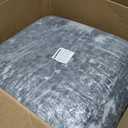 RELEANY Washable Square 9'x9' Area Rug for Living Room Black White