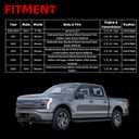 MITZONE Aluminum Valve Cover Set Compatible with 2018 2019 2020 2021 2022 2023 F-150 2021 2022 2023 2024 2025 Ford Bronco 2.7L V6 JT4Z6582A JT4Z6582B