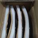 LERATIO Ceramic Dinnerware Sets for 4,Stoneware Coupe Plates and Bowls Sets,Highly Chip and Crack Resistant | Dishwasher & Microwave & Oven Safe Dishes set,Reactive Glaze Dinnerware- Service for 4 (Dreamy Moonlight-Gray White)