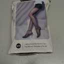 EXQUISLIFE Fleece Lined Tights Sheer Women - Fake Translucent Warm Pantyhose Leggings Sheer Thick Tights, for Winter (Small, Black+coffee)