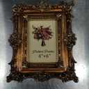 JANDERART Vintage Picture Frame 4x6 Inch, 4 by 6 Ornate Antique Photo Frames with Glass Front, Retro Carving, Tabletop & Wall Hanging, Photo Display, Gold