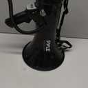 PYLE-PRO 50W Megaphone Speaker PA Bullhorn, Black Aux Input, Adjustable Volume, Siren, 35mm Aux Input, Ideal for Sports Events & Emergency Drills- PMP53IN