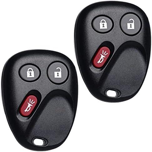 MechanMagic Keyless Entry Remote Control Key Fob Replacement Fits for Chevy Silverado 1500 2500HD 2003-2006 Avalanche Equinox SSR Suburban Tahoe GMC Sierra Yukon XL Hummer H2 Cadillac Escalade LHJ011