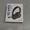 Wireless Headset with Mic for Work with AI Noise Cancelling Mic for Clear Calls, Bluetooth V5.3 Headphones with Microphone to USB A/C Dongle & Mic Mute for Computer Laptop PC iPhone (Pink Black)