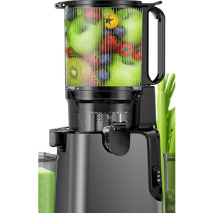 Luixxn Juicer Machines with 5.8" Large Feed Chute, Cold Press Juicer for Whole Vegetables and Fruits 400W, Slow Masticating juicer Easy to Clean Juice Extractor Machine High Juice Yield