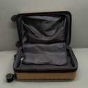 Kenneth Cole REACTION Madison Square Lightweight Hardside Chevron Expandable Spinner Luggage, Rose Gold, 20-Inch Carry On