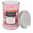 Tuscany Limited Edition Scented Jar Candle - Hugs & Kisses