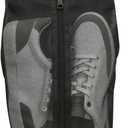 Travel Shoe Bag with Mesh & Zipper  Polyester TPU Sneaker Organizer, Portable Dustproof Storage & Laundry Wash Bag for Mens and Womens Shoes