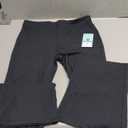 Bamans Dress Pants Women Work Business Pants Tummy Control Office Straight Leg Trousers High Waisted Ladies Slacks (Medium, Black)