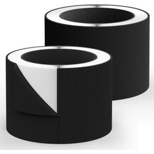 2-Pack 50250-S Replacement Filter Compatible with Honey-Well 24000 24500 50250-S 52500 Purifiers and Kaz 50255 50255-HD Purifiers