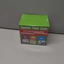 Spanish Flash Cards Toddler Bilingual Baby Cognitive Flashcards, Alphabet, Animals, Numbers, Shapes Colors, First Words, Body Parts,Emotions,Educational Toys Kindergarten Learning Activities