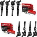 MCK Ignition Coil Pack DG508 & Spark Plugs Set SP493 SP479 Compatible With 4.6L 5.4L V8 F-150 F-250 F350 E150 E250 E350 E450 LINCOLN NAVIGATOR