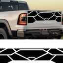 Stripe Sticker for Pickup Truck, Black Auto Racing Stripes Decorative Stripes, Vinyl Car Decor Film Sticker Exterior Accessories (Black)