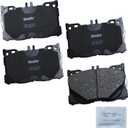 Bendix Priority1 CFC1871 Ceramic Front Brake Pads for Select Models Mercedes-Benz C43 AMG, C450 CLS53 CLS400, CLS450, E43 E53 E300, E350, E400, E450, GLC43 GLC250, GLC300, GLC350e, GLE43 AMG