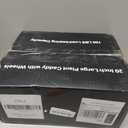 20 Inch Plant Caddy with Wheels Outdoor Indoor, Extra Large Rolling Plant Stand for 600lb Heavy Duty Flower Pots, Round Plant Rollers Lockable Potted Planter Dolly, Black