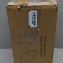 2-Pack Bathroom Wall Sconces, Brushed Nickel Vanity Lights, Modern Wall Light Fixture with Clear Glass Shade, Farmhouse Wall-Mount Lighting Lanterns, Wall Lamps for Mirror Living Room Bedroom Kitchen