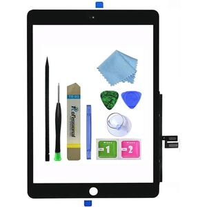 Touch Screen Digitizer for Black iPad 7/8 2019 2020 7th/8th Generation 10.2" A2197 A2198 A2200 A2270 A2428 A2429 A2430 Front Glass Assembly Replacement with Toolkit(Without Home Button)