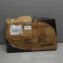 Universal Swivel TV /Table Top TV Stand for 19 to 43 inch TVs with 90 Degree Swivel, 4 Level Height Adjustable, Heavy Duty Tempered Glass Base, Holds up to 99LBS HT02B-001